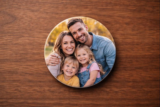 Single Memory Magnet Button – 2.25” Round, Personalized