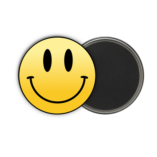 Smiley Pre-Designed Magnet & Button